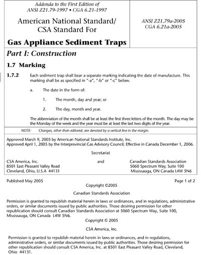 Standards PDF Cover Page