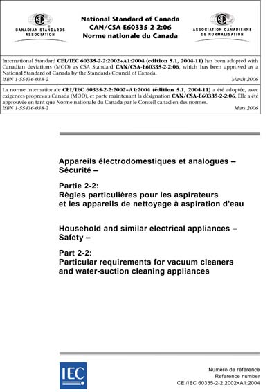 Standards PDF Cover Page