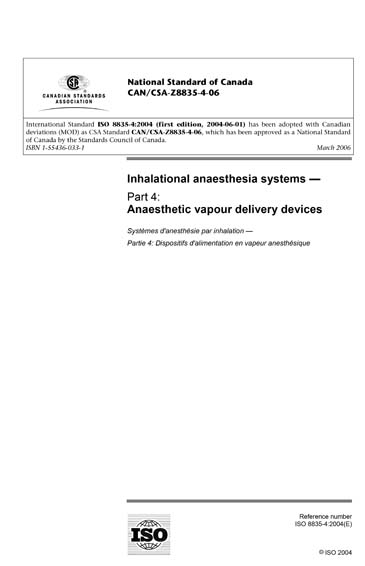 Standards PDF Cover Page