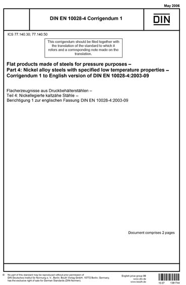 Standards PDF Cover Page