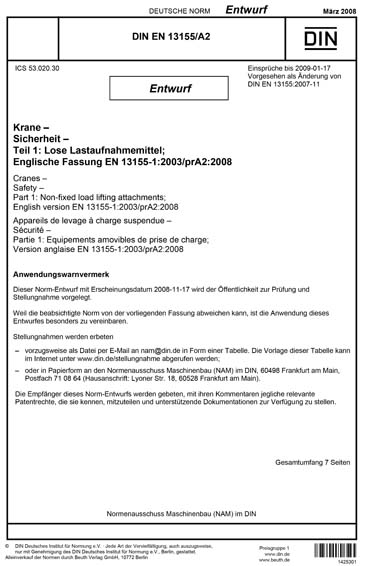 Standards PDF Cover Page