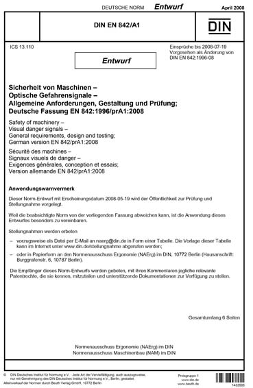 Standards PDF Cover Page