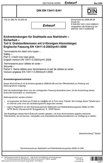 Standards PDF Cover Page