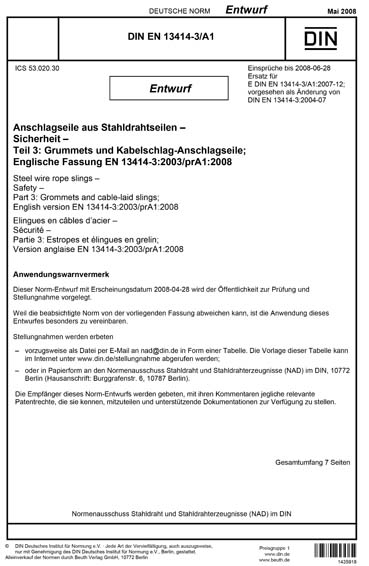 Standards PDF Cover Page