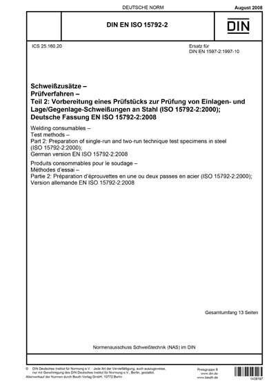 Standards PDF Cover Page