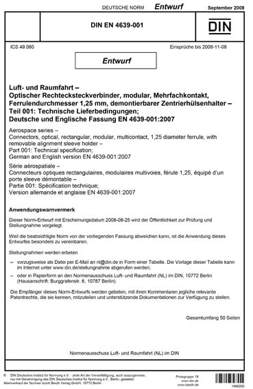 Standards PDF Cover Page