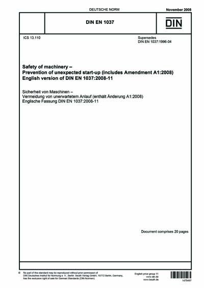 Standards PDF Cover Page