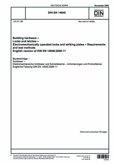 Standards PDF Cover Page