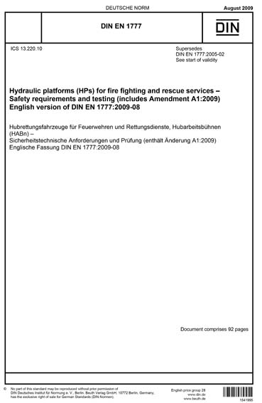 Standards PDF Cover Page