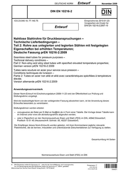 Standards PDF Cover Page