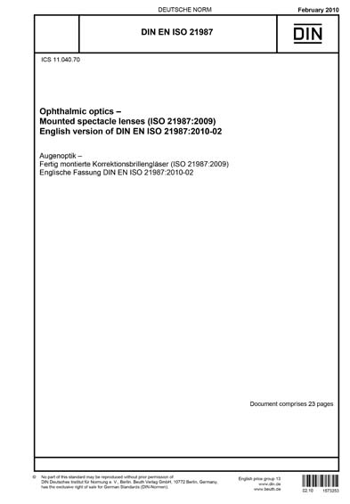 Standards PDF Cover Page