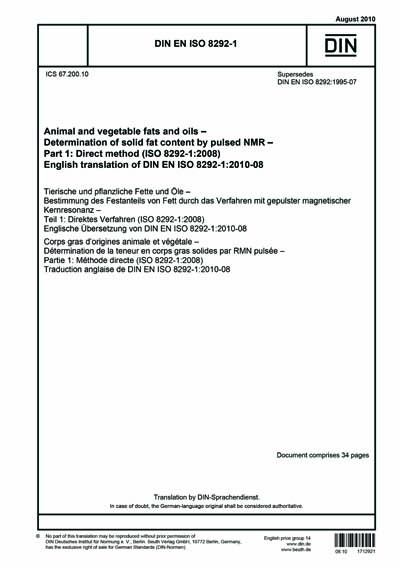 Standards PDF Cover Page
