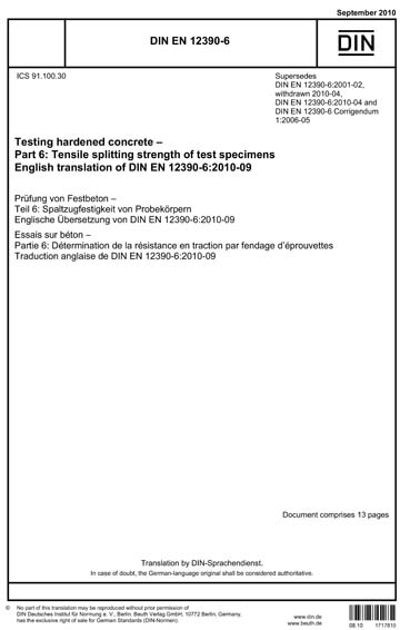 Standards PDF Cover Page