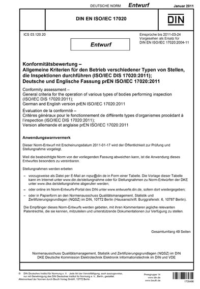 Standards PDF Cover Page