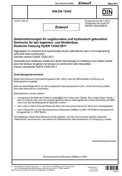 Standards PDF Cover Page