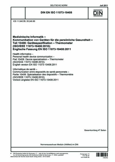 Standards PDF Cover Page