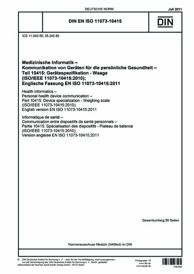 Standards PDF Cover Page