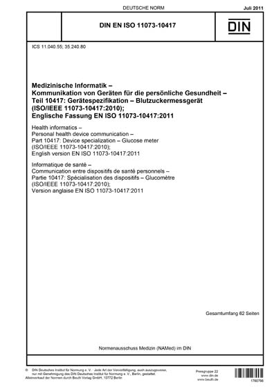 Standards PDF Cover Page
