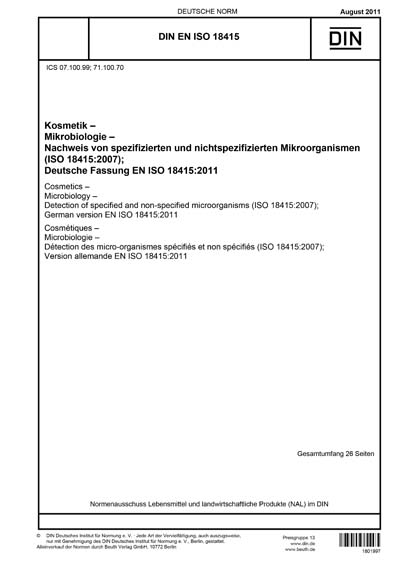 Standards PDF Cover Page