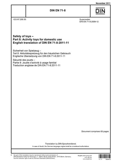 Standards PDF Cover Page