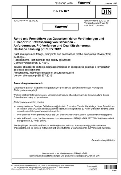 DIN EN 877 2012 DE Rohre Und Formst cke Aus Gusseisen Deren din-en-877-2012-de-rohre-und-formst-cke-aus-gusseisen-deren