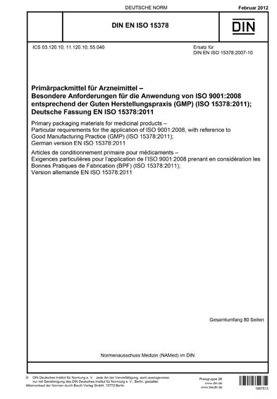 Standards PDF Cover Page