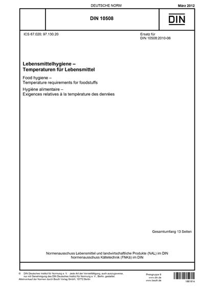 Standards PDF Cover Page