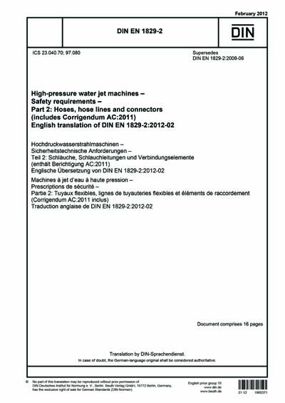 Standards PDF Cover Page