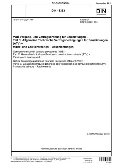 Standards PDF Cover Page