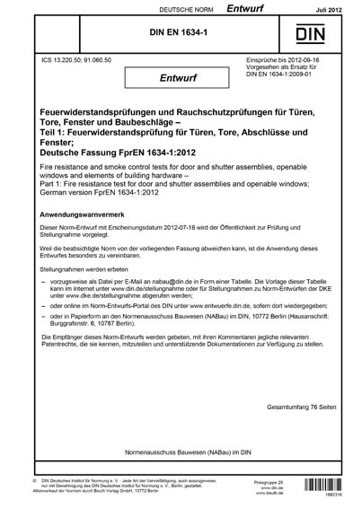 Standards PDF Cover Page