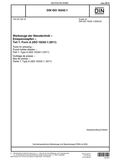 Standards PDF Cover Page