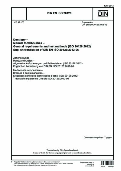 Standards PDF Cover Page