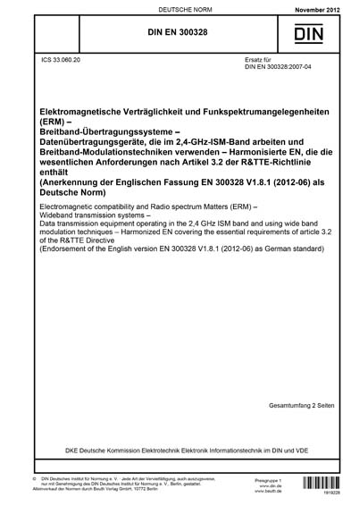 Standards PDF Cover Page