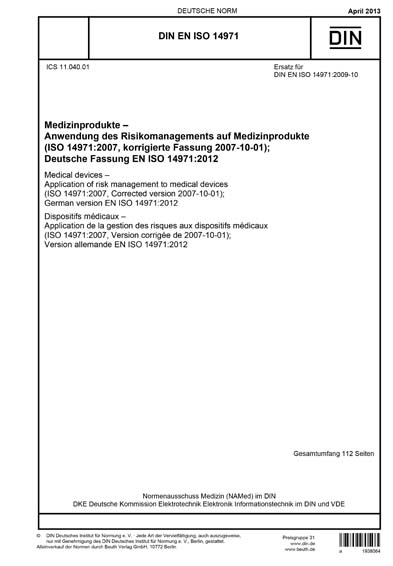 Standards PDF Cover Page