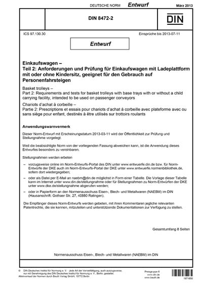 Standards PDF Cover Page