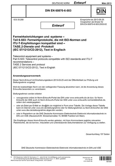 Standards PDF Cover Page