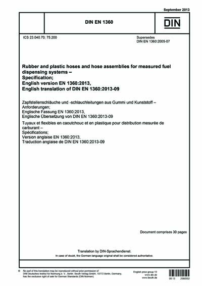 Standards PDF Cover Page