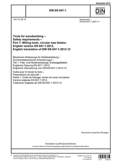 Standards PDF Cover Page