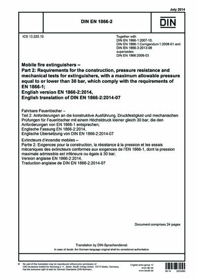 Standards PDF Cover Page