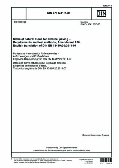 Standards PDF Cover Page