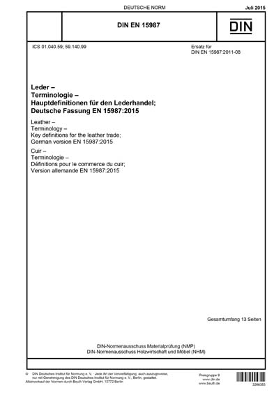 Standards PDF Cover Page