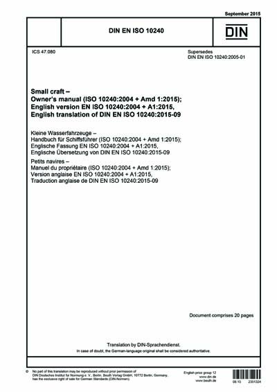 Standards PDF Cover Page