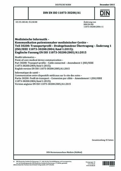Standards PDF Cover Page