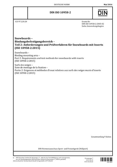 Standards PDF Cover Page