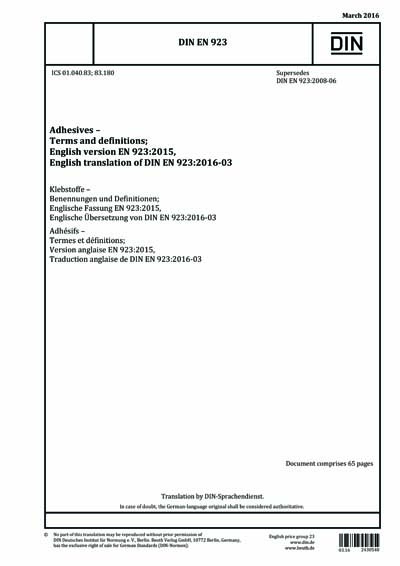 Standards PDF Cover Page