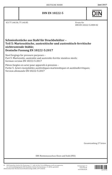 Standards PDF Cover Page