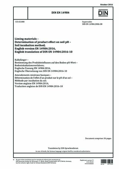 Standards PDF Cover Page