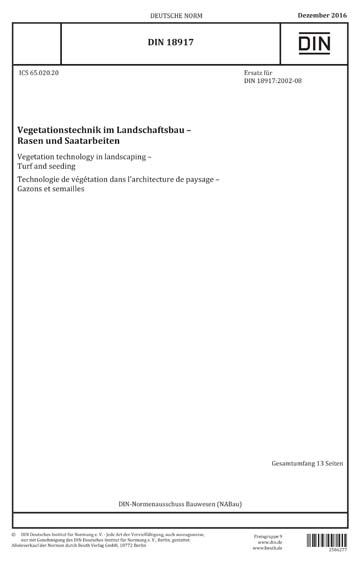 Standards PDF Cover Page