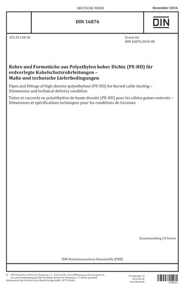 Standards PDF Cover Page