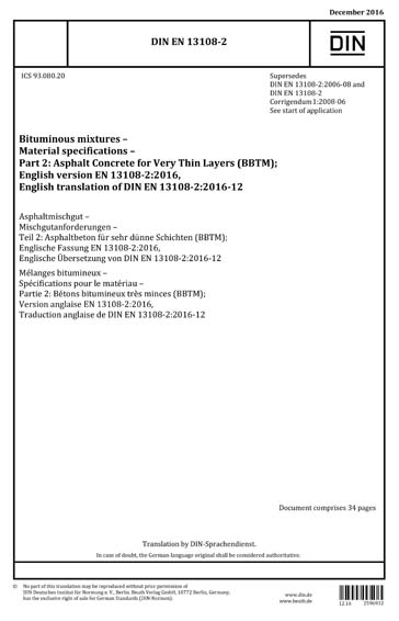 DIN EN 13108 2 2016 Bituminous Mixtures Material Specifications din-en-13108-2-2016-bituminous-mixtures-material-specifications